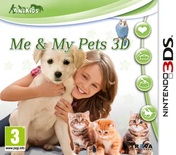 Me & My Pets 3D (Europe) (En,Fr,De,Es,It,Nl) box cover front